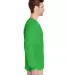 Gildan G474 Adult Tech Long Sleeve T-Shirt in Electric green side view
