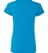 Gildan G47V Ladies Tech V-Neck T-shirt MARBLED SAPPHIRE back view