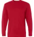 Badger Badger 4804 B-Tech Cotton-Feel T-Shirt Red front view