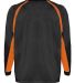 Badger 4154 B-Dry Core Hook Performance T-Shirt Black/ Burnt Orange back view