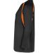 Badger 4154 B-Dry Core Hook Performance T-Shirt Black/ Burnt Orange side view