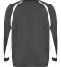 Badger 4154 B-Dry Core Hook Performance T-Shirt Graphite/ White back view