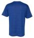 Badger 4320 Pro Heather Performance T-Shirt Royal Heather back view