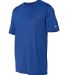 Badger 4320 Pro Heather Performance T-Shirt Royal Heather side view