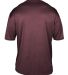 Badger 4320 Pro Heather Performance T-Shirt Maroon Heather back view
