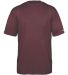 Badger 4320 Pro Heather Performance T-Shirt Maroon Heather front view