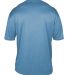 Badger 4320 Pro Heather Performance T-Shirt Columbia Blue Heather back view