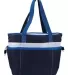9251 Gemline Vineyard Insulated Tote NAVY BLUE front view