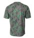 N3256 A4 Drop Ship Men's Camo Performance Crew T-S Forest back view