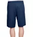 N5338 A4 Drop Ship Men's 9 Inseam Pocketed Perform NAVY back view