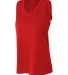 NW2360 A4 Drop Ship Ladies' Athletic Tank Top SCARLET front view