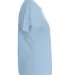 NW3254 A4 Drop Ship Ladies' Short Sleeve V-Neck Bi LIGHT BLUE side view