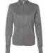 Independent Trading Co. EXP60PAZ Womens Poly Track Gunmetal Heather front view
