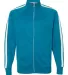 Independent Trading Co. EXP70PTZ Unisex Poly-Tech  Aster Blue front view
