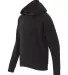Independent Trading Co. PRM15YSB Youth Raglan Hood Black side view