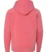 Independent Trading Co. PRM15YSB Youth Raglan Hood Pomegranate back view