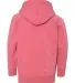 Independent Trading Co. PRM10TSB Toddler Hoodie Pomegranate back view
