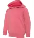 Independent Trading Co. PRM10TSB Toddler Hoodie Pomegranate side view