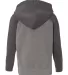 Independent Trading Co. PRM10TSB Toddler Hoodie Nickel/ Carbon back view