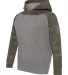 Independent Trading Co. PRM10TSB Toddler Hoodie Nickel Heather/ Forest Camo side view