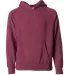 Independent Trading Co. PRM10TSB Toddler Hoodie Crimson front view