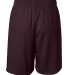 Badger 4107 B-Dry Core Shorts Maroon back view