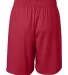 Badger 4107 B-Dry Core Shorts Red back view