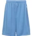 Badger 4107 B-Dry Core Shorts Columbia Blue front view