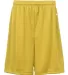 Badger 4107 B-Dry Core Shorts Gold front view