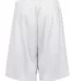 Badger 4107 B-Dry Core Shorts White back view
