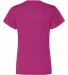 4162 Badger Badger - Ladies' B-Dry Core V-Neck Tee Hot Pink back view