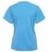 4162 Badger Badger - Ladies' B-Dry Core V-Neck Tee Columbia Blue back view