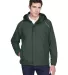 88189 Ash City - Core 365 Men's Brisk Insulated Ja FOREST front view