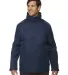 88205T Ash City - Core 365 Men's Tall Region 3-in- CLASSIC NAVY front view
