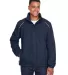 88224T Ash City - Core 365 Men's Tall All Seasons  CLASSIC NAVY front view