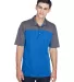 CE101 Ash City - Core 365 Men's Balance Colorblock TRU ROYAL/ CRBN front view