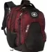 OGIO 411043 Juggernaut Pack Red/Charcoal front view