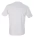 Tultex 0206 Mens Fine Jersey V-Neck Tee in White back view