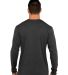 6071 Next Level Men's Triblend Long-Sleeve Crew Te in Vintage black back view