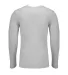 6071 Next Level Men's Triblend Long-Sleeve Crew Te in Heather white back view