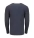 6071 Next Level Men's Triblend Long-Sleeve Crew Te in Vintage navy back view