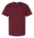 1800 Next Level Men's Ideal Short-Sleeve Crew Tee in Maroon front view