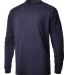 Tultex 0291TC Unisex Long Sleeve Tee Navy front view