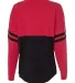 Boxercraft T14 Pom Pom Jersey Tee Red/ Black back view