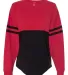 Boxercraft T14 Pom Pom Jersey Tee Red/ Black front view