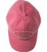 Authentic Pigment 1917 Raw-Edge Dad Hat in Poppy front view
