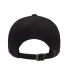 6245CM Yupoong Dad Hat Unstructured 6 Panel in Black back view
