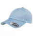 6245CM Yupoong Dad Hat Unstructured 6 Panel in Light blue front view