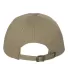 6245CM Yupoong Dad Hat Unstructured 6 Panel in Khaki back view