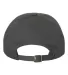 6245CM Yupoong Dad Hat Unstructured 6 Panel in Dark grey back view